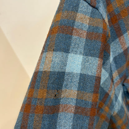 70's Pendleton ペンドルトン ボードシャツ オープンカラー 青(XL)/A8244SH-SO