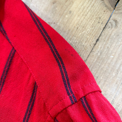 60's Sir Pendleton ペンドルトン ウールストライプシャツ レッド/ネイビー(L)/C0374SH-SO