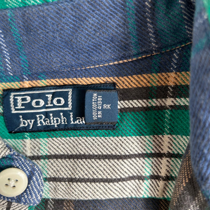 00's Polo by Ralph Lauren ネルシャツ (M)/A1132SH-SO