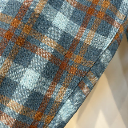 70's Pendleton ペンドルトン ボードシャツ オープンカラー 青(XL)/A8244SH-SO