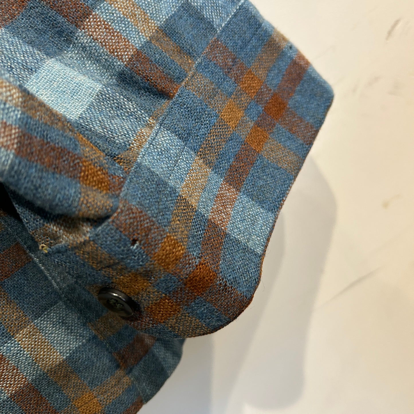 70's Pendleton ペンドルトン ボードシャツ オープンカラー 青(XL)/A8244SH-SO