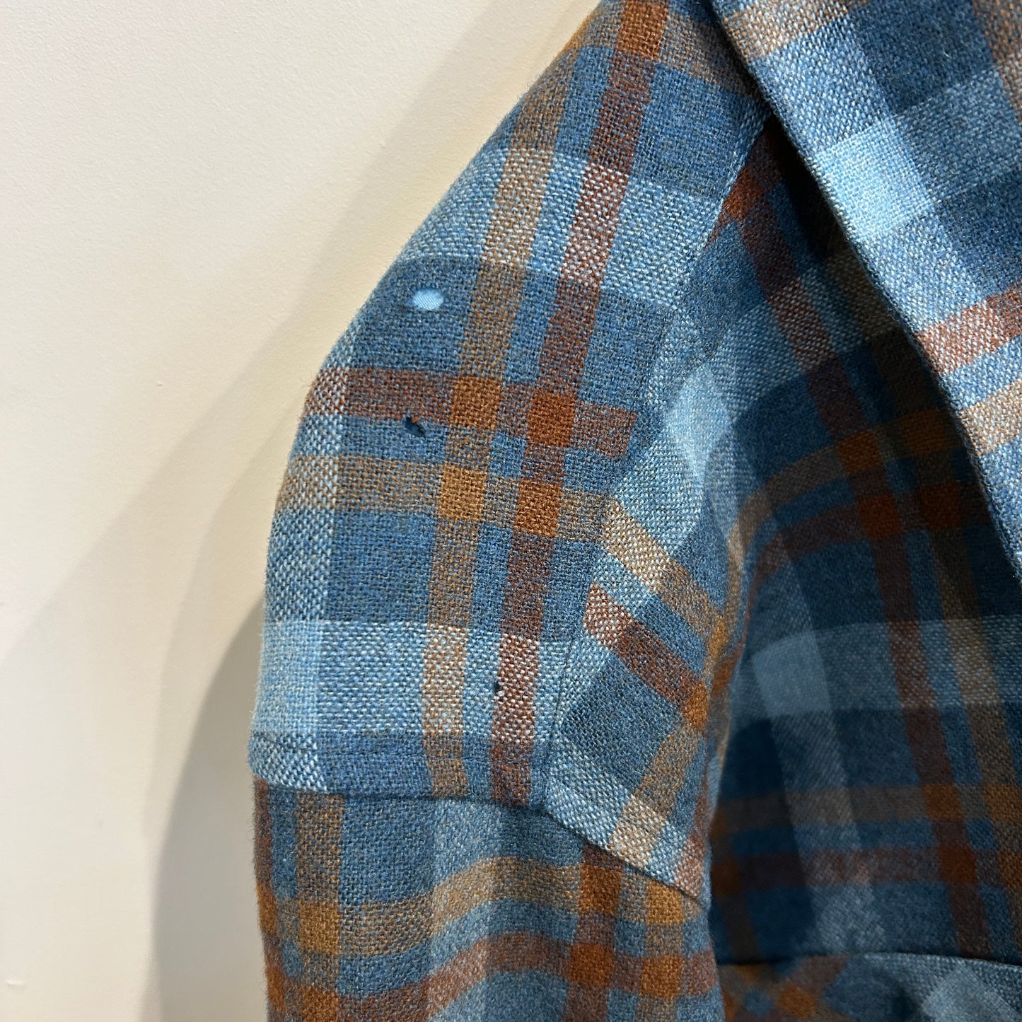 70's Pendleton ペンドルトン ボードシャツ オープンカラー 青(XL)/A8244SH-SO