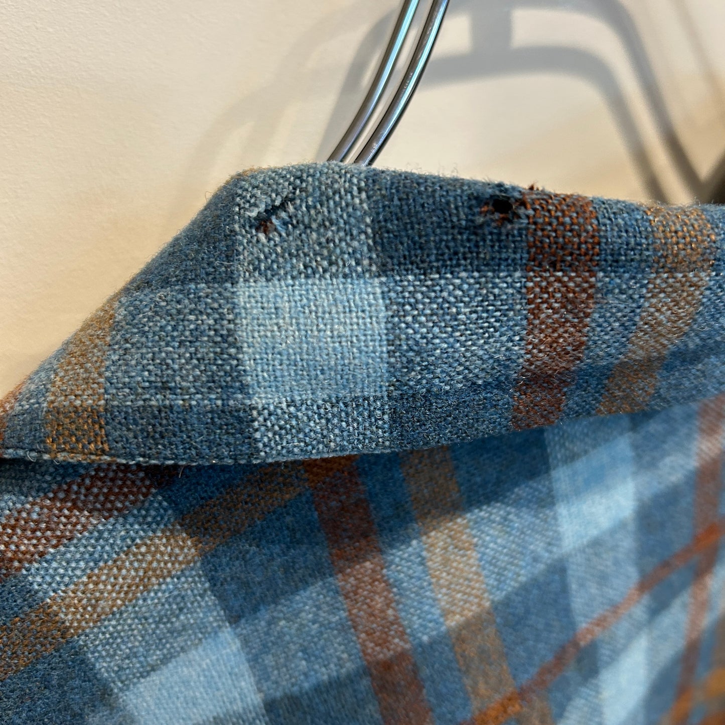 70's Pendleton ペンドルトン ボードシャツ オープンカラー 青(XL)/A8244SH-SO