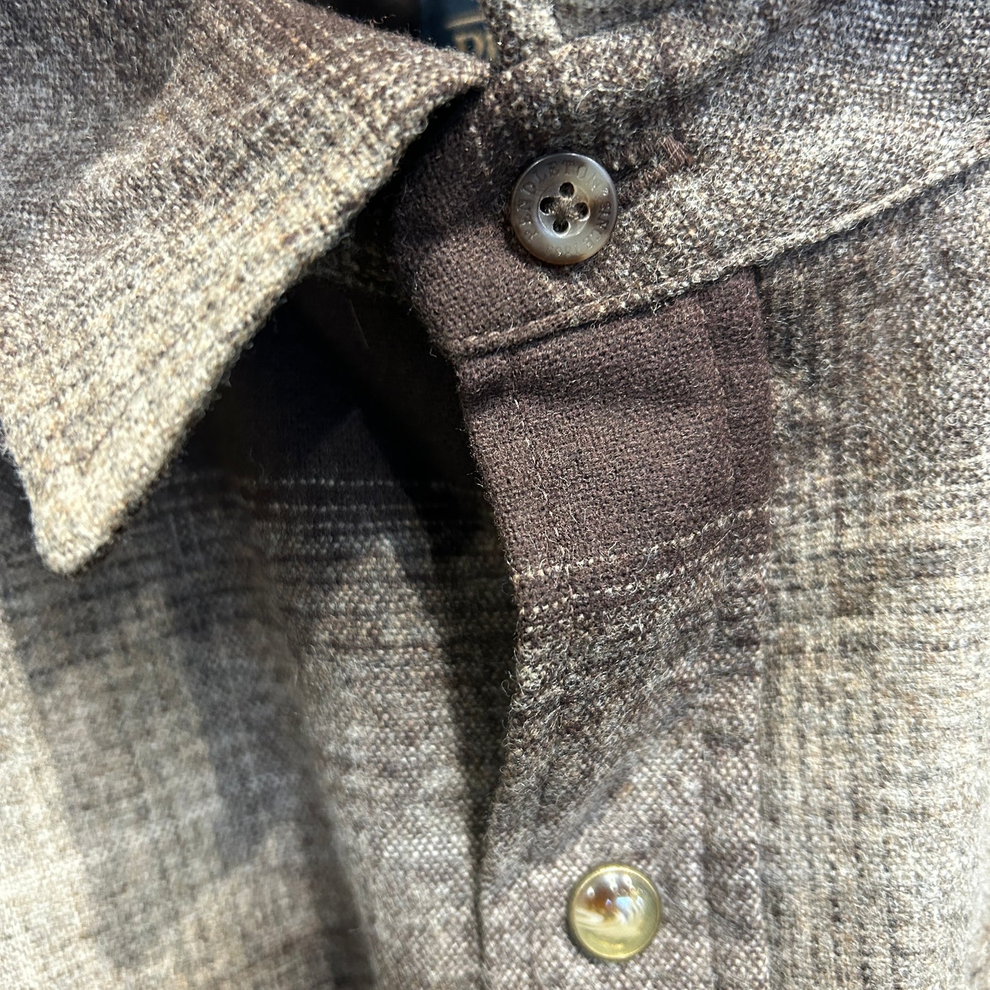 PENDLETON ペンドルトン オンブレ チェックウェスタンシャツ 茶(L)/8657SH-SO