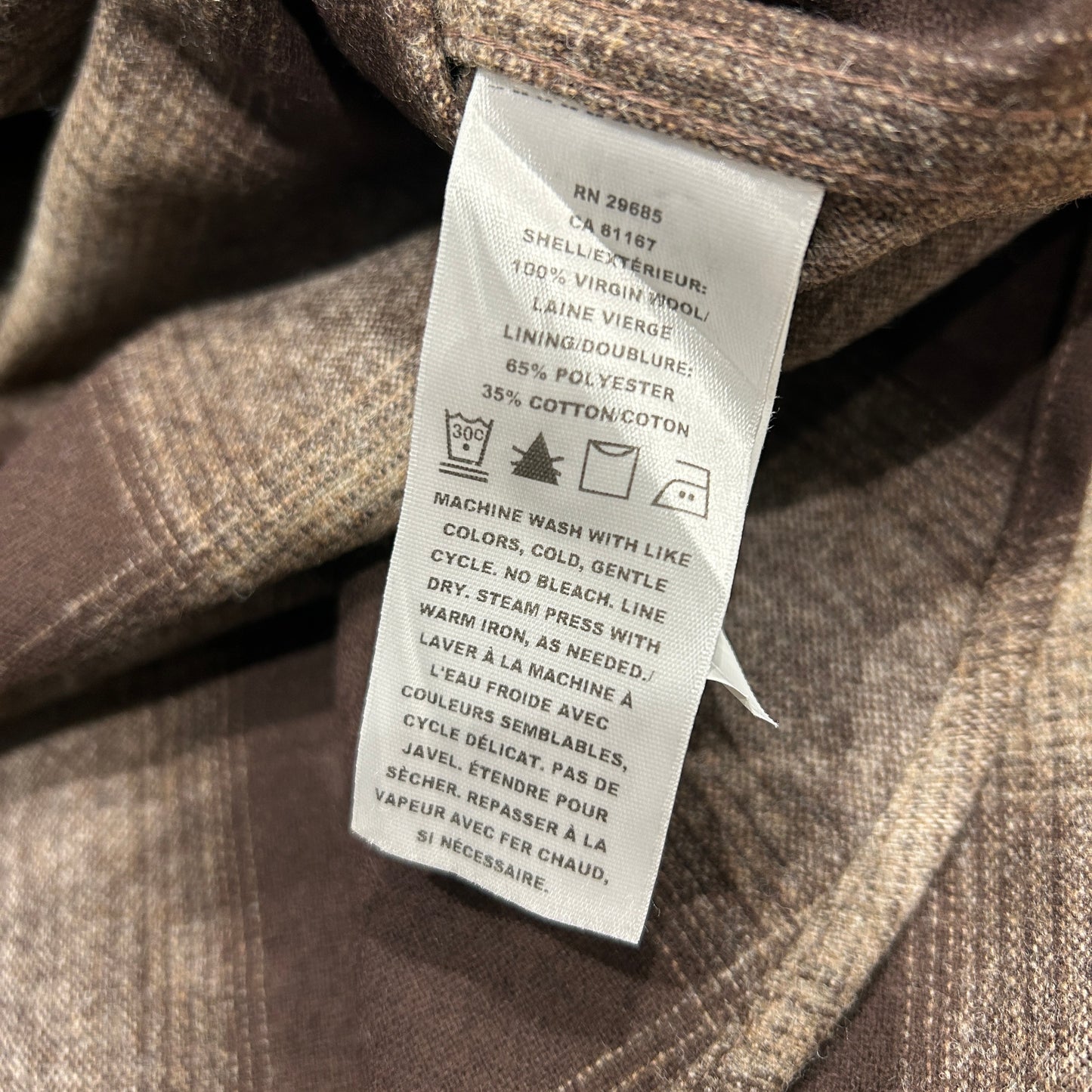 PENDLETON ペンドルトン オンブレ チェックウェスタンシャツ 茶(L)/8657SH-SO