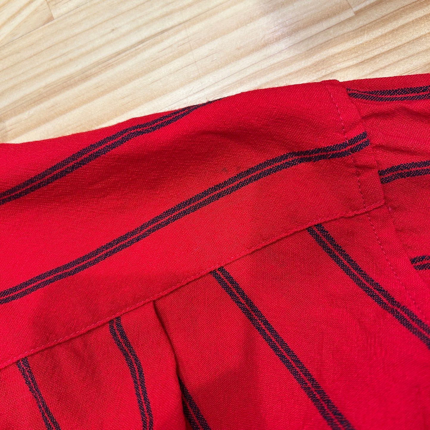 60's Sir Pendleton ペンドルトン ウールストライプシャツ レッド/ネイビー(L)/C0374SH-SO