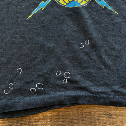 80's TESLA テスラ1989 World Tour Tシャツ 黒(XL)/A6689T-SO