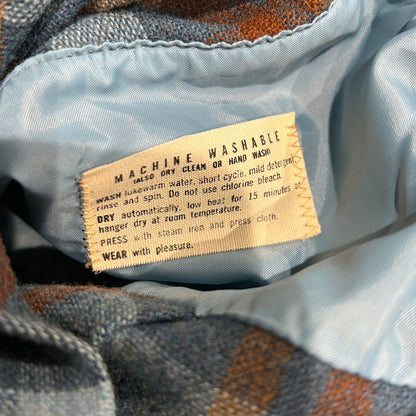 70's Pendleton ペンドルトン ボードシャツ オープンカラー 青(XL)/A8244SH-SO