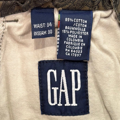 90's GAP ギャップ  コーデュロイ パンツ カーキ (W34/L30) /B1372P-SO