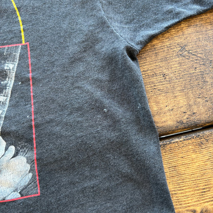 80's TESLA テスラ1989 World Tour Tシャツ 黒(XL)/A6689T-SO