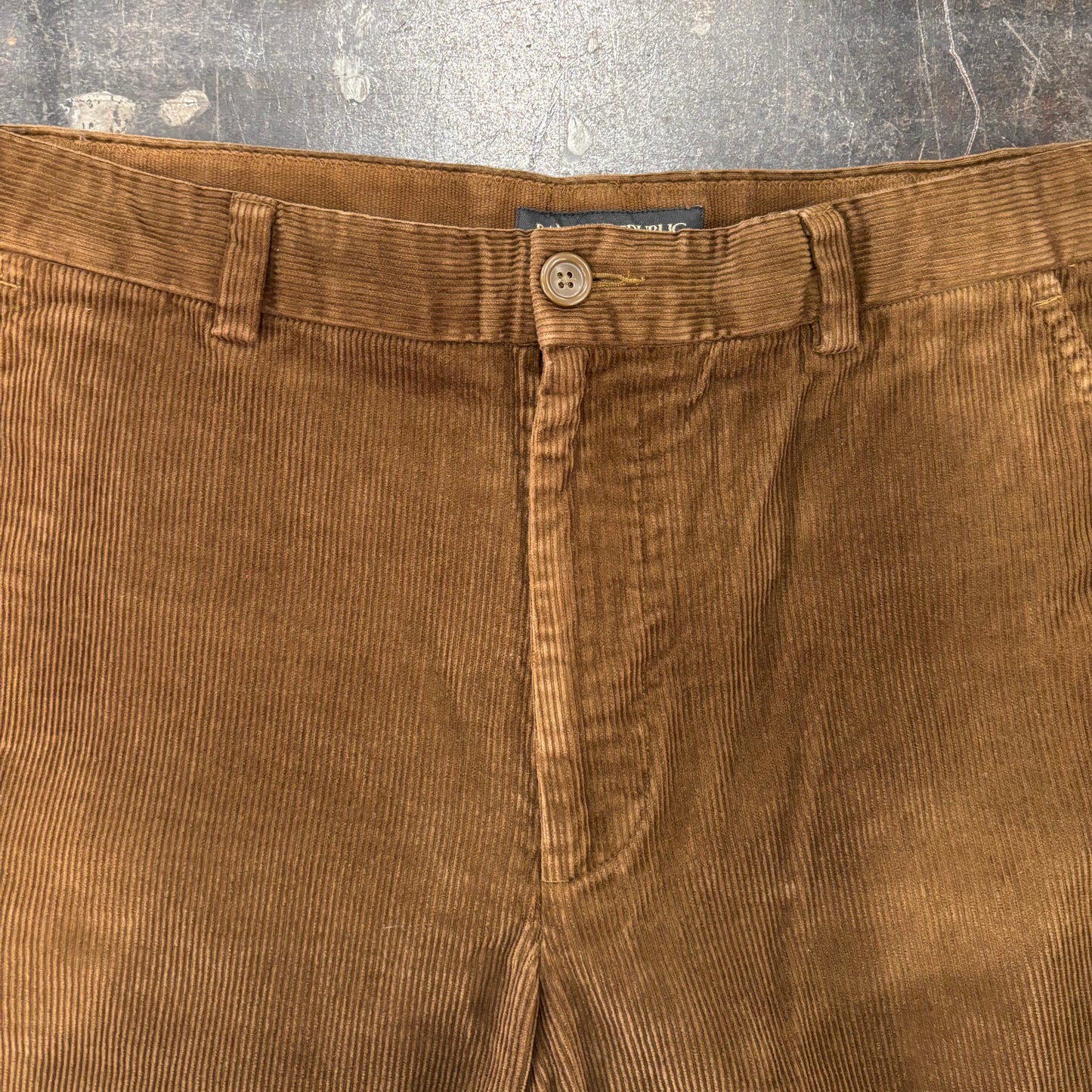 00's BANANA REPUBLIC バナナリパブリック コーデュロイ パンツ ブラウン (W34/L30) /B1371P-SO