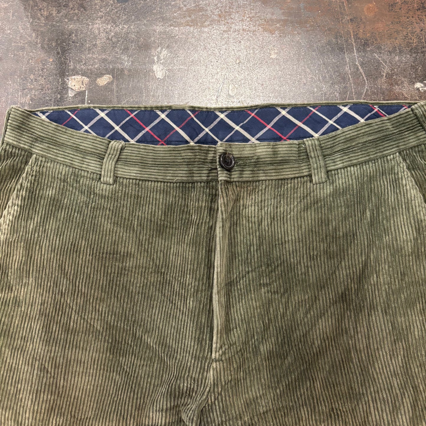 00's Brooks Brothers 346 コーデュロイ パンツ 深緑  (W35/L30) /B1036P-SO