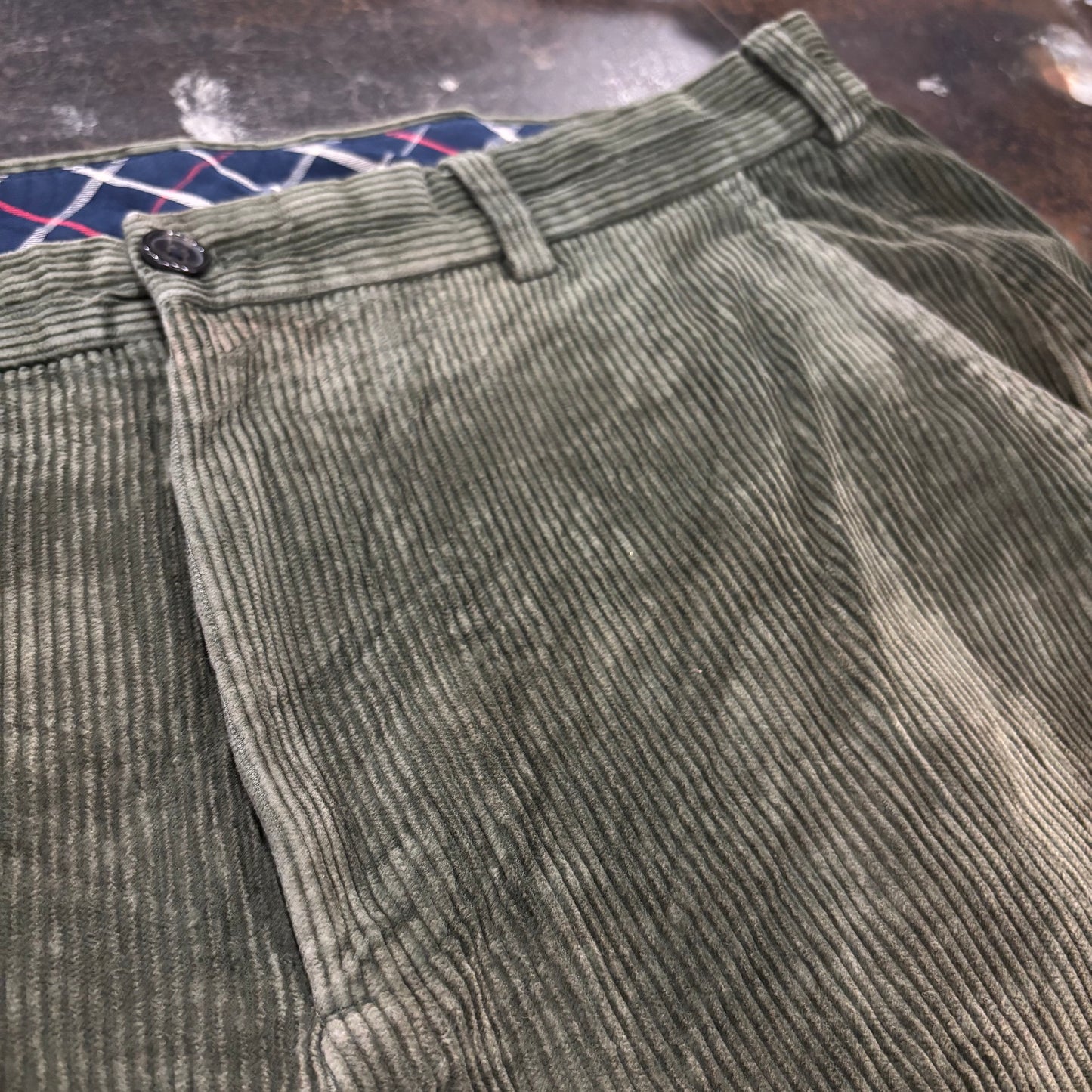 00's Brooks Brothers 346 コーデュロイ パンツ 深緑  (W35/L30) /B1036P-SO
