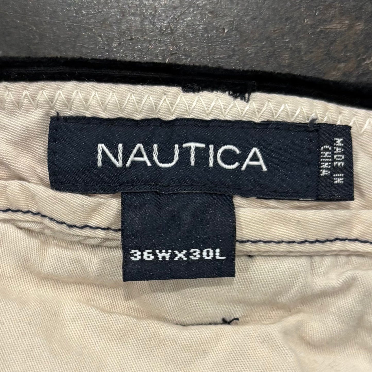 00's NAUTICA ノーティカ コーデュロイ パンツ 黒 (W36/L30) /B1369P-SO