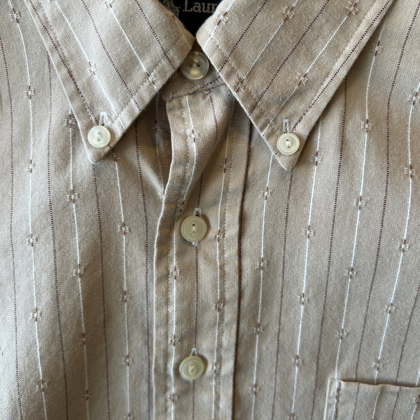 Ralph Lauren ラルフローレン ”AFTON"プルオーバーストライプシャツ (XL)/A2516SH-SO
