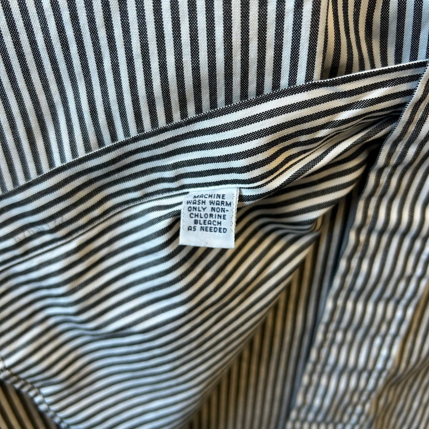 Ralph Lauren ラルフローレン "YARMOUTH"ストライプシャツ 白グレー(16 1/2)/A8049SH-SO