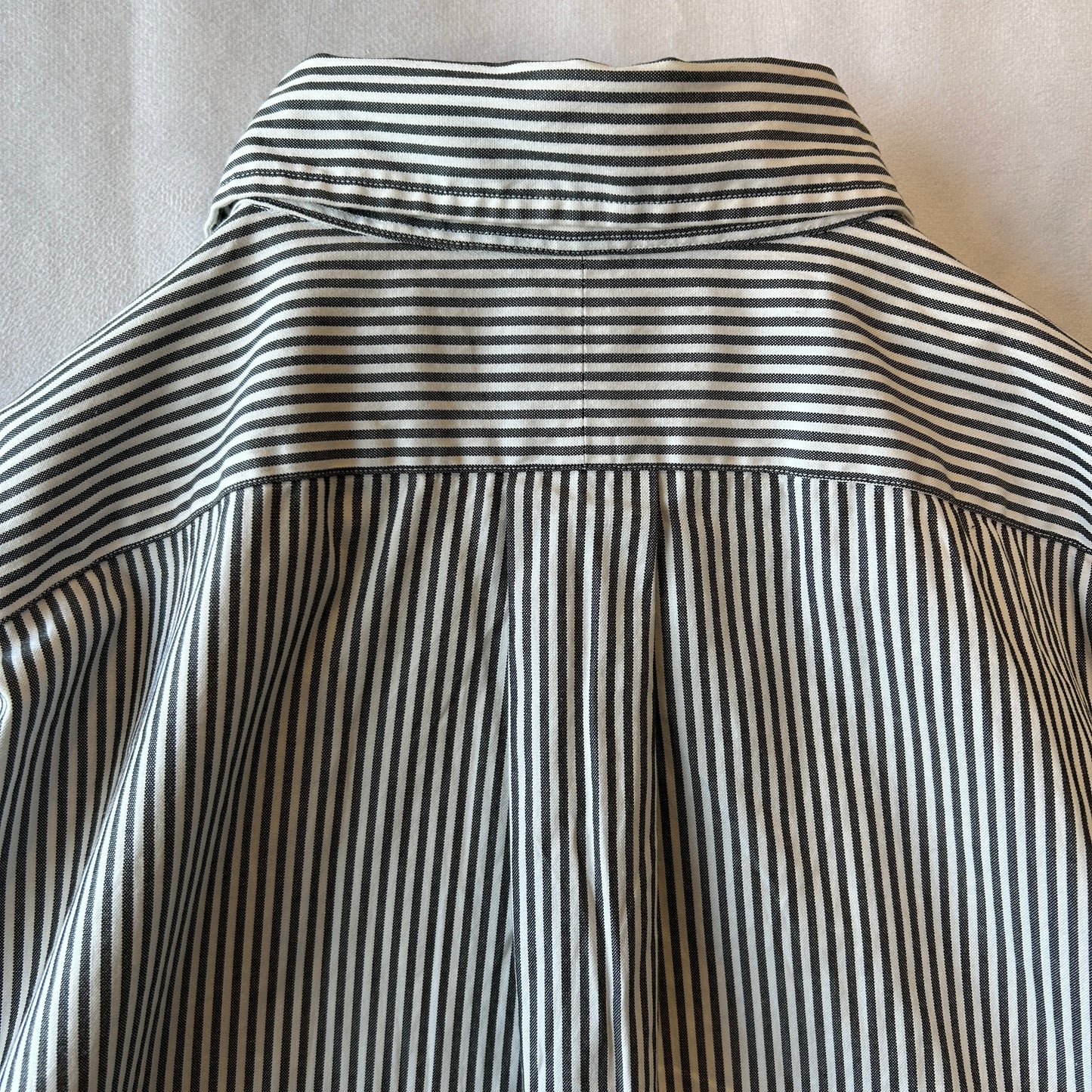 Ralph Lauren ラルフローレン "YARMOUTH"ストライプシャツ 白グレー(16 1/2)/A8049SH-SO