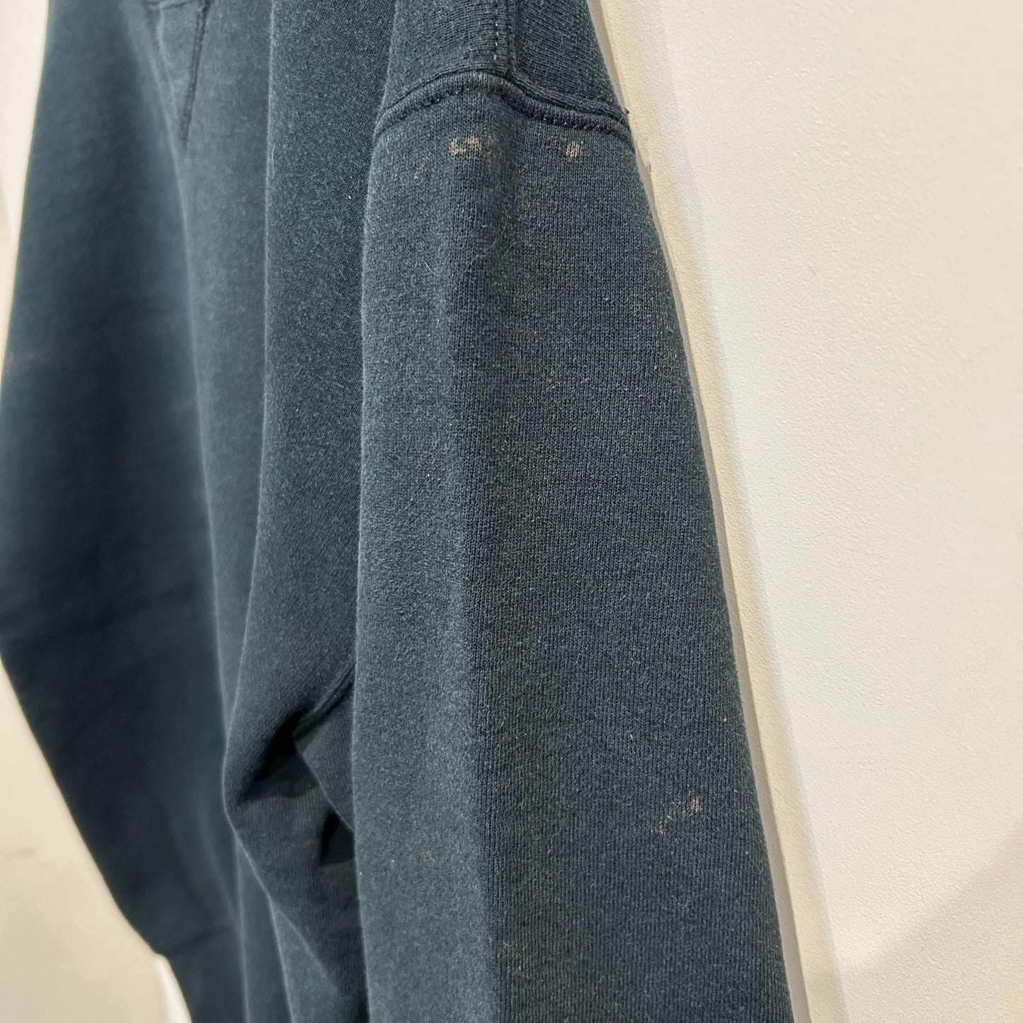 90's Russell Athletic ラッセル　ブランクスウェット 無地 USA製 黒(M)/A9046S-SO