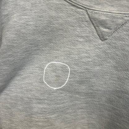 90's L.L.Bean×Russell ラッセル スウェット 無地 ライトグレー(M)/A9045S-SO