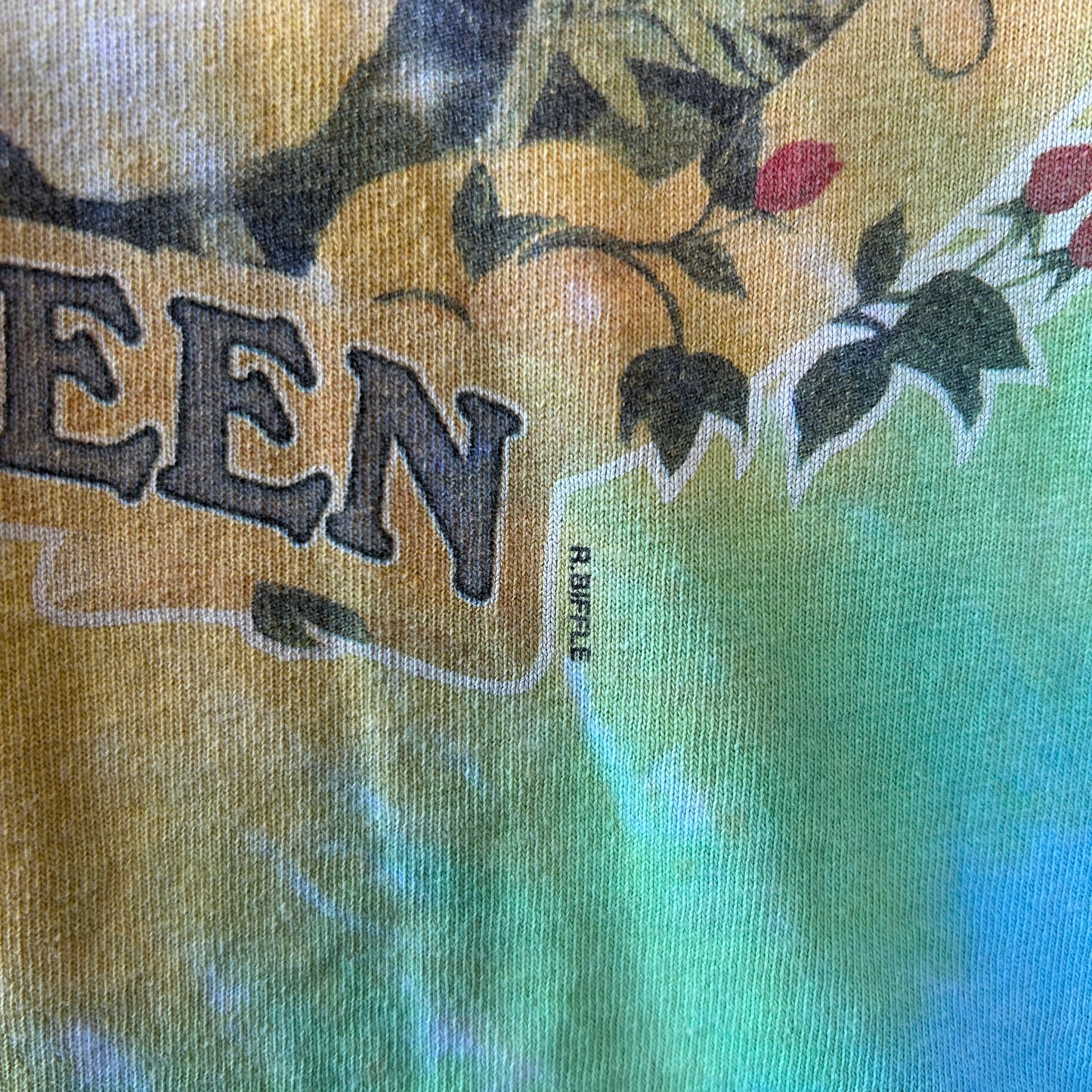 90's Grateful Dead グレイトフル・デッド KEEP IT GREEN タイダイTシャツ anvil (XL)/A6513T-SO