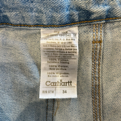 00's Carhartt カーハート デニムショーツ ハーフパンツ B29 STW(W34)/A7279P-SO