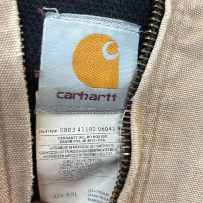 00's Carhartt カーハート アクティブジャケット ベージュ系 (L)/A9609J-SO