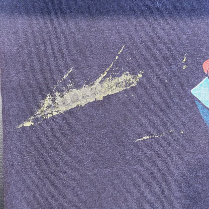 80's Disney Fantasia Magician 魔法使いミッキー ディズニーTシャツ 黒 (L)/A7192T-SO