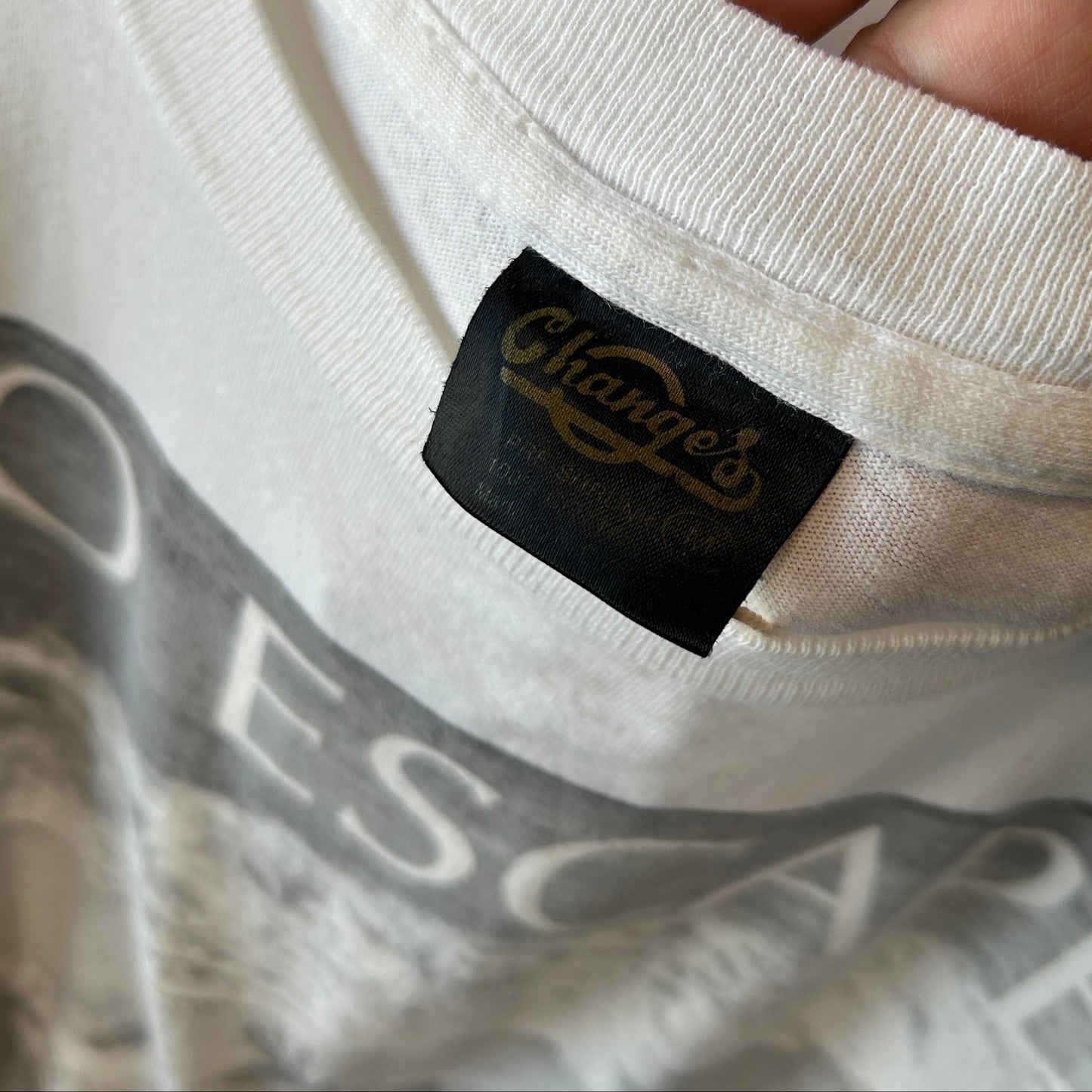 90's  Kermit Clein カーミット ミス・ピギー CKパロディーTシャツ 白(M)/C0511T-SO