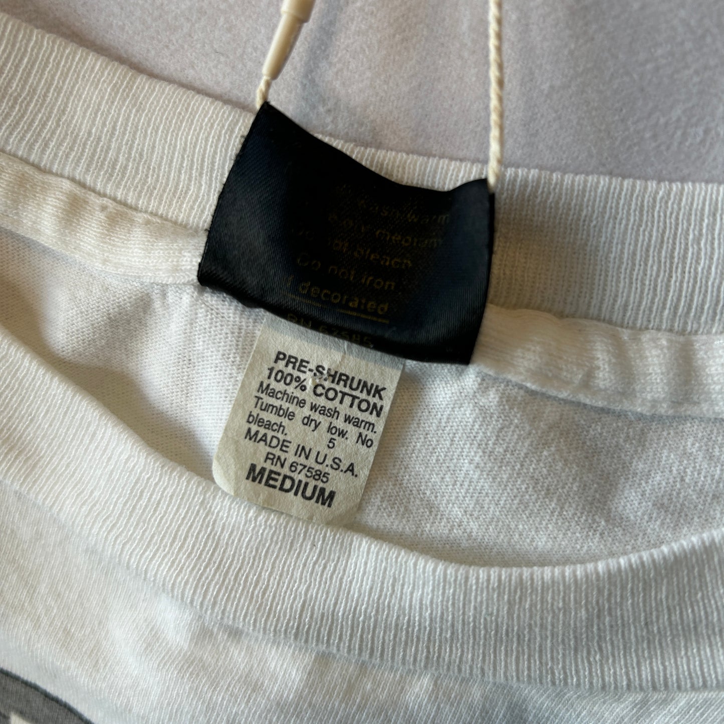 90's  Kermit Clein カーミット ミス・ピギー CKパロディーTシャツ 白(M)/C0511T-SO