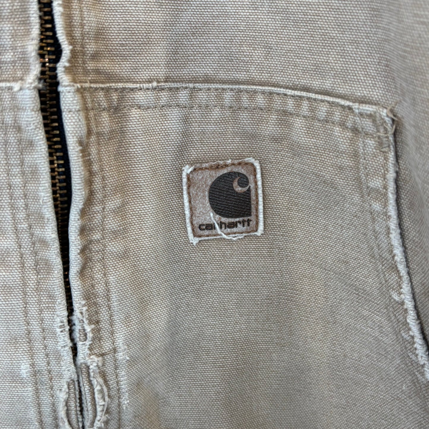 00's Carhartt カーハート アクティブジャケット ベージュ系 (L)/A9609J-SO