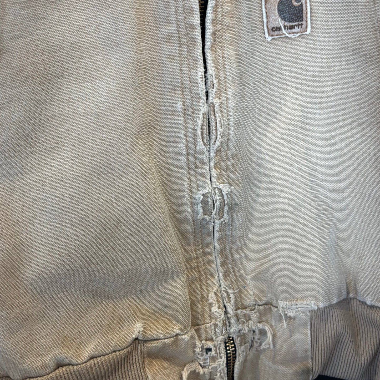00's Carhartt カーハート アクティブジャケット ベージュ系 (L)/A9609J-SO