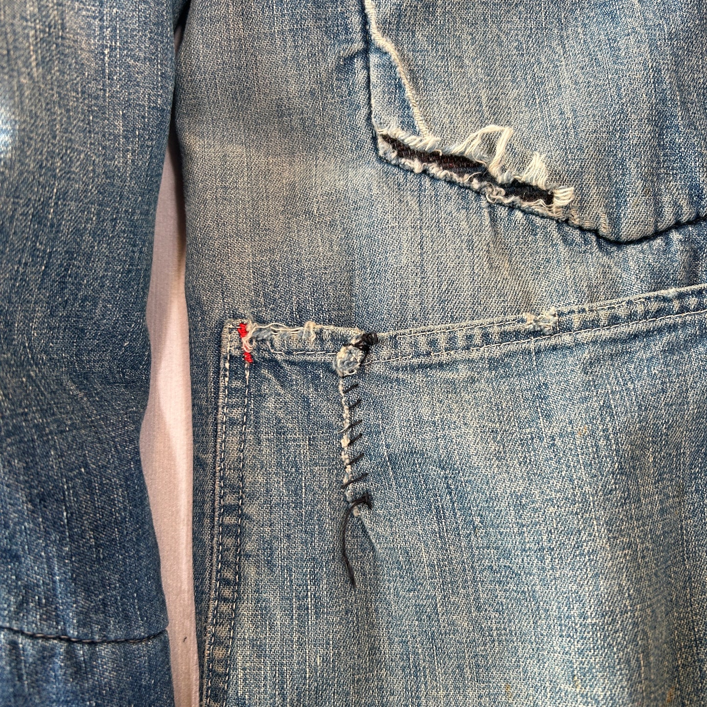 60's HERCULES ヘラクレス ブランケットライナー デニムカバーオール 襤褸 /A5800O-SO