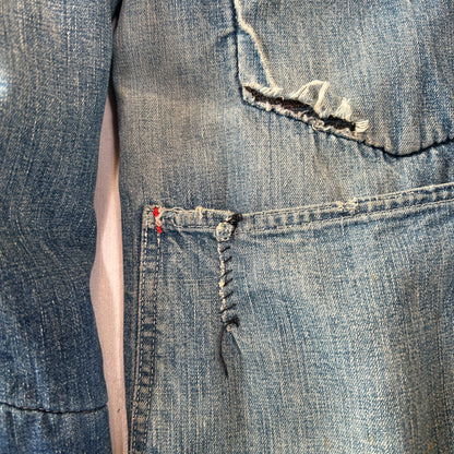 60's HERCULES ヘラクレス ブランケットライナー デニムカバーオール 襤褸 /A5800O-SO