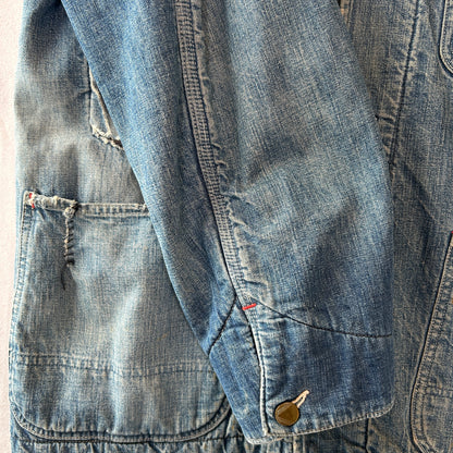 60's HERCULES ヘラクレス ブランケットライナー デニムカバーオール 襤褸 /A5800O-SO