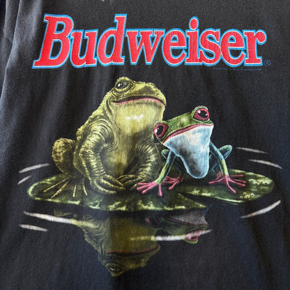 90's Budweiser バドワイザー フロッグ  企業Tシャツ WILD OATS (XL)/C0431T-SO
