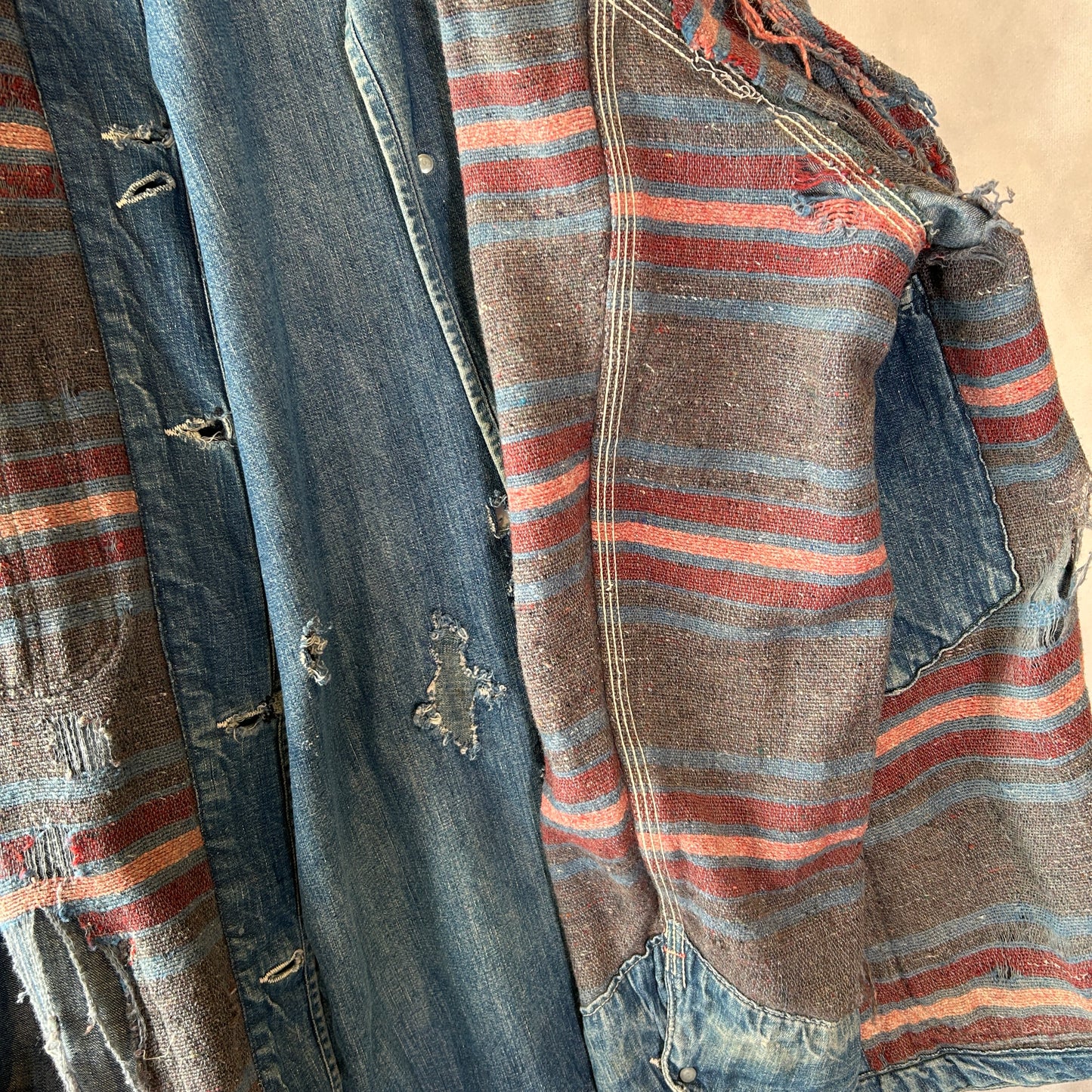 60's HERCULES ヘラクレス ブランケットライナー デニムカバーオール 襤褸 /A5800O-SO