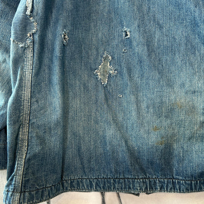 60's HERCULES ヘラクレス ブランケットライナー デニムカバーオール 襤褸 /A5800O-SO