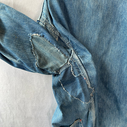 60's HERCULES ヘラクレス ブランケットライナー デニムカバーオール 襤褸 /A5800O-SO