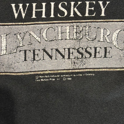 90's Villege Mews JACK DANIEL'S ジャック ダニエル イーグル プリントTシャツ 黒 (L)/B2662T-SO