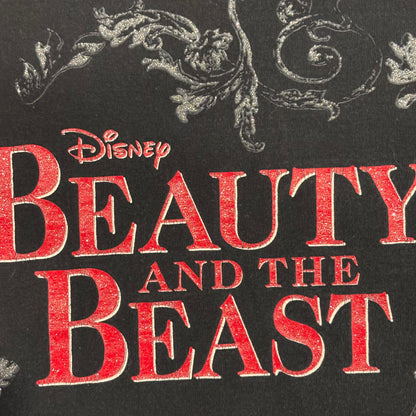 00's Beauty And The Beast "美女と野獣” ディズニーTシャツ 黒 (XL)/B2663T-SO