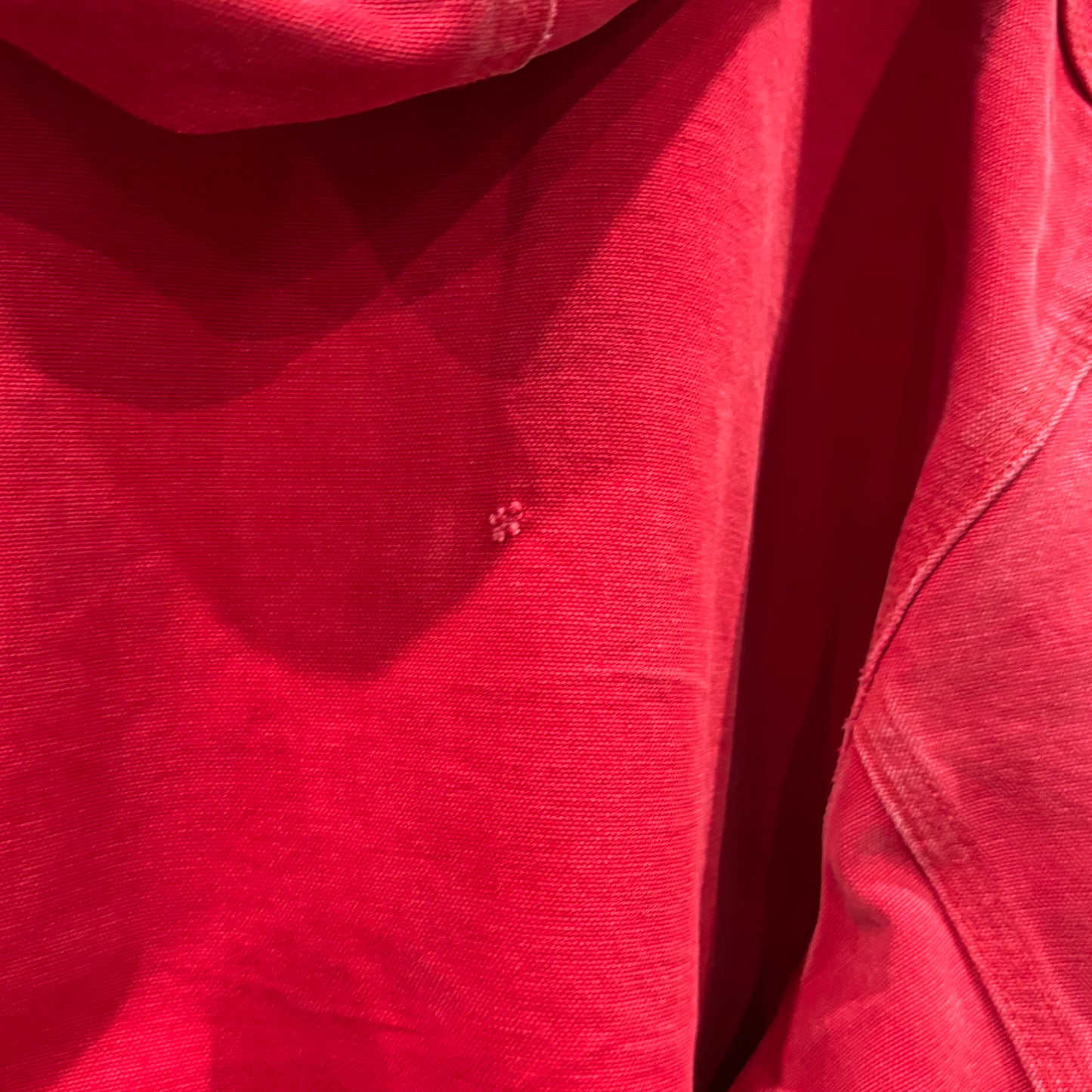 00's Carhartt カーハート アクティブジャケット 企業ロゴ入り 赤 (L)/AB0028J-SO