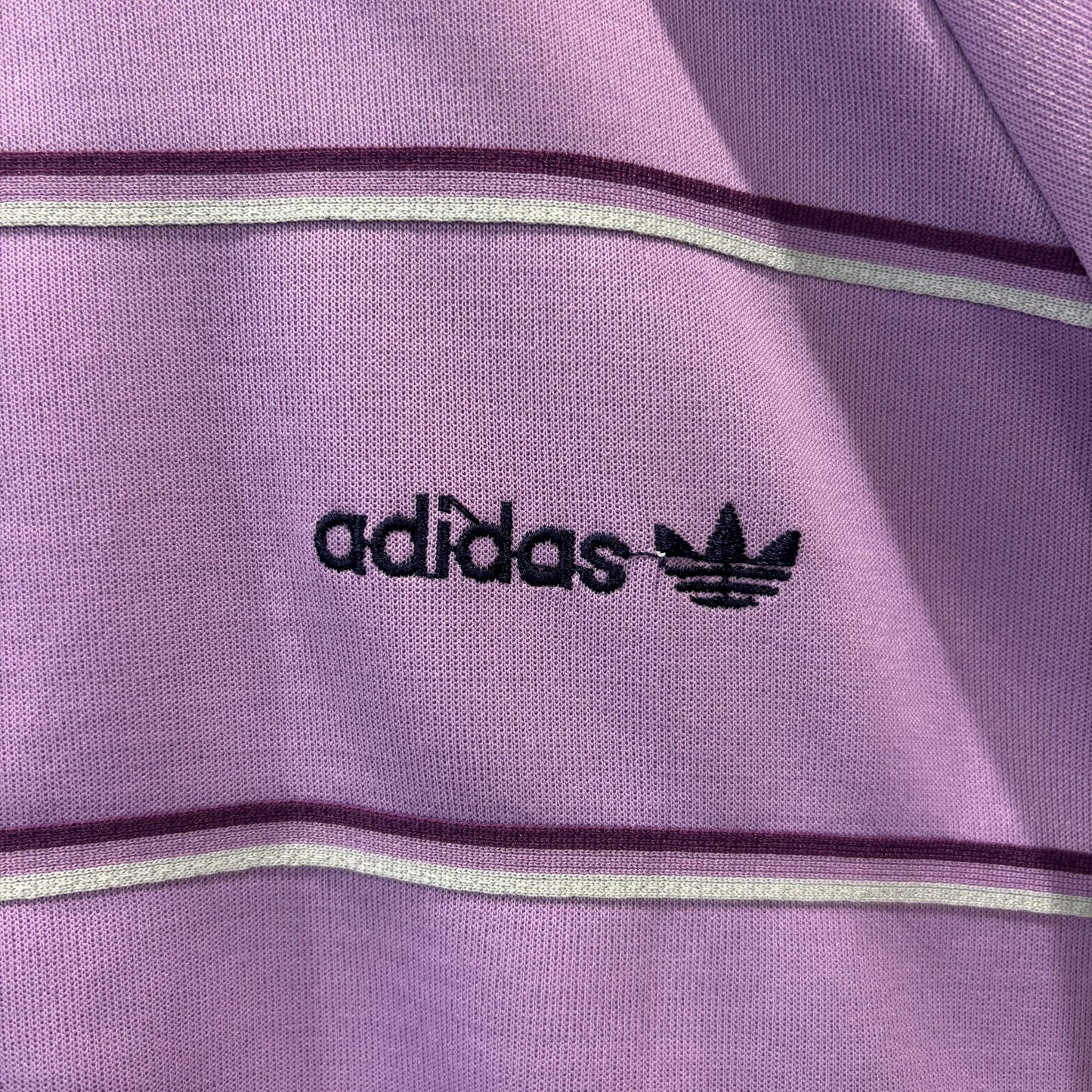 80's adidas アディダス トラックジャケット トレフォイル パステルラベンダー(S)/A8124J-SO