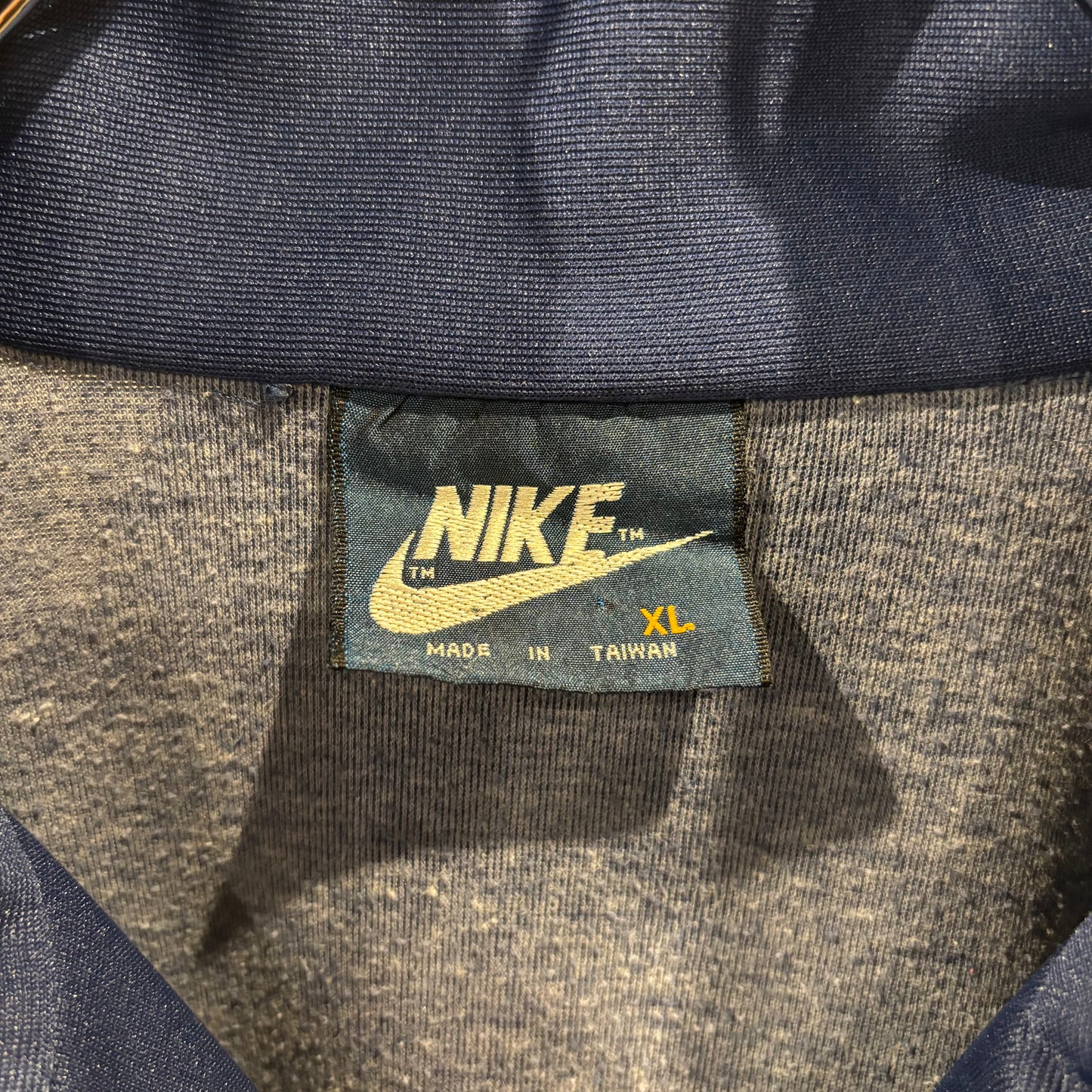 80's NIKE ナイキ トラックジャケット ネイビー(XL)/A1322J-SO