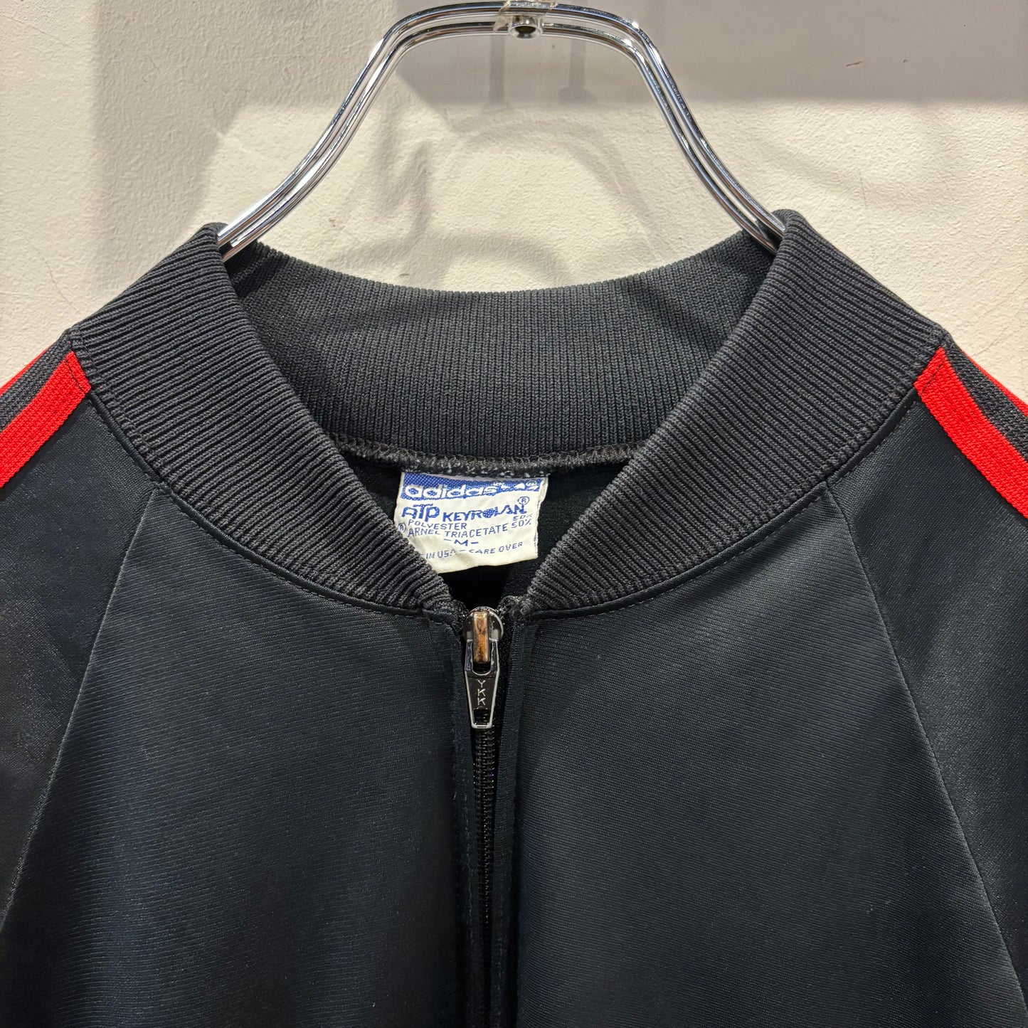 80's adidas ATP アディダス トラックジャケット トレフォイル ブラック(M)/A9900J-SO