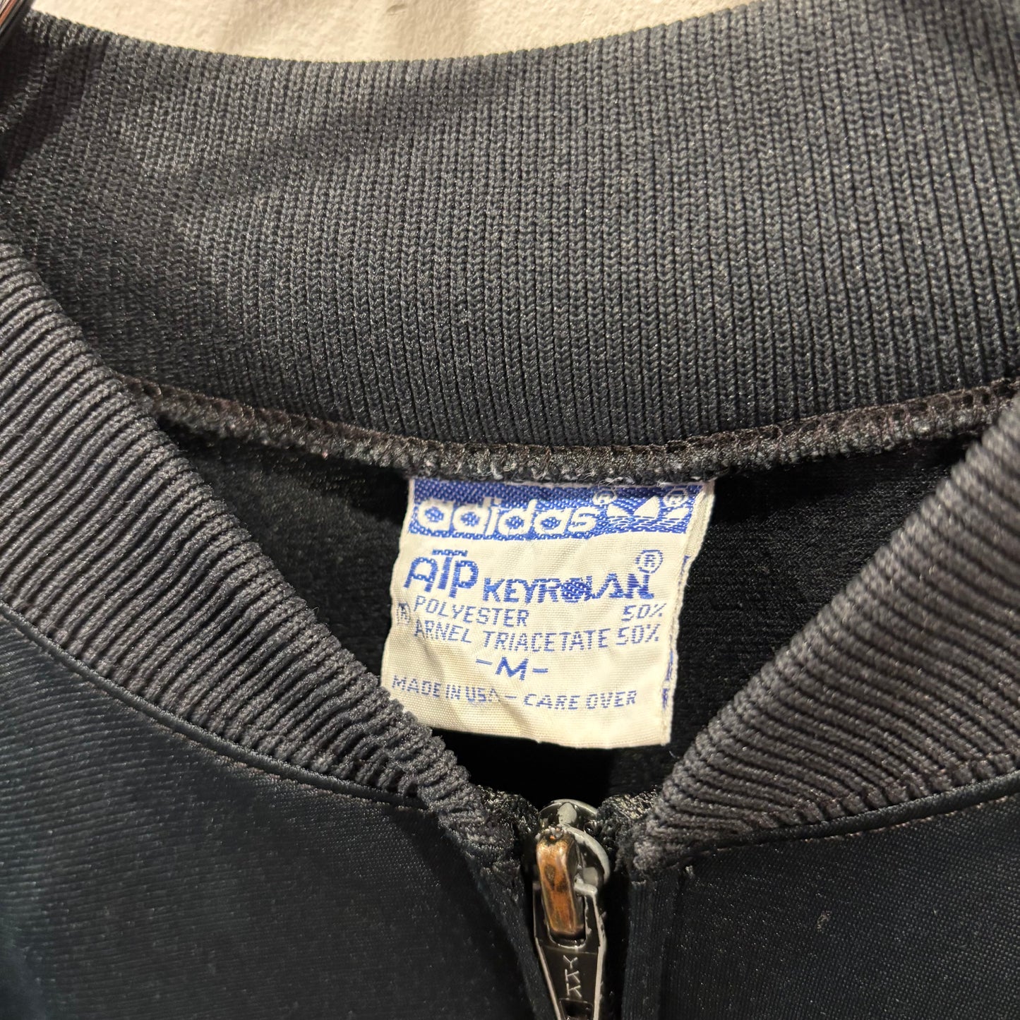 80's adidas ATP アディダス トラックジャケット トレフォイル ブラック(M)/A9900J-SO