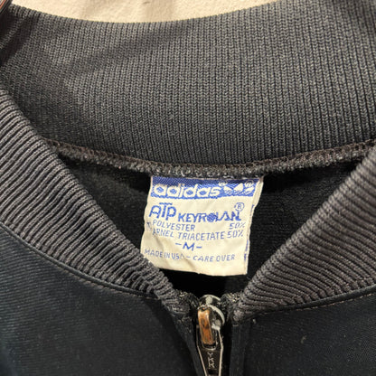 80's adidas ATP アディダス トラックジャケット トレフォイル ブラック(M)/A9900J-SO