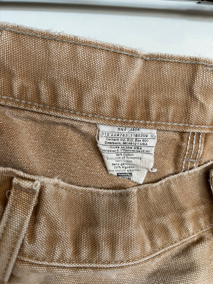 00's Carhartt カーハート ダブルニー ベージュ (サイズ不明)/C1055P-SO