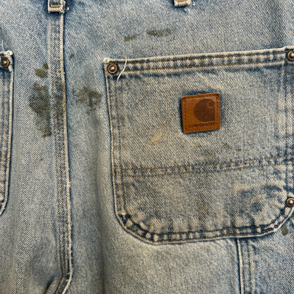 2020 Carhartt カーハート ダブルニーパンツ デニム ブルー (33×34)/C0456P-SO
