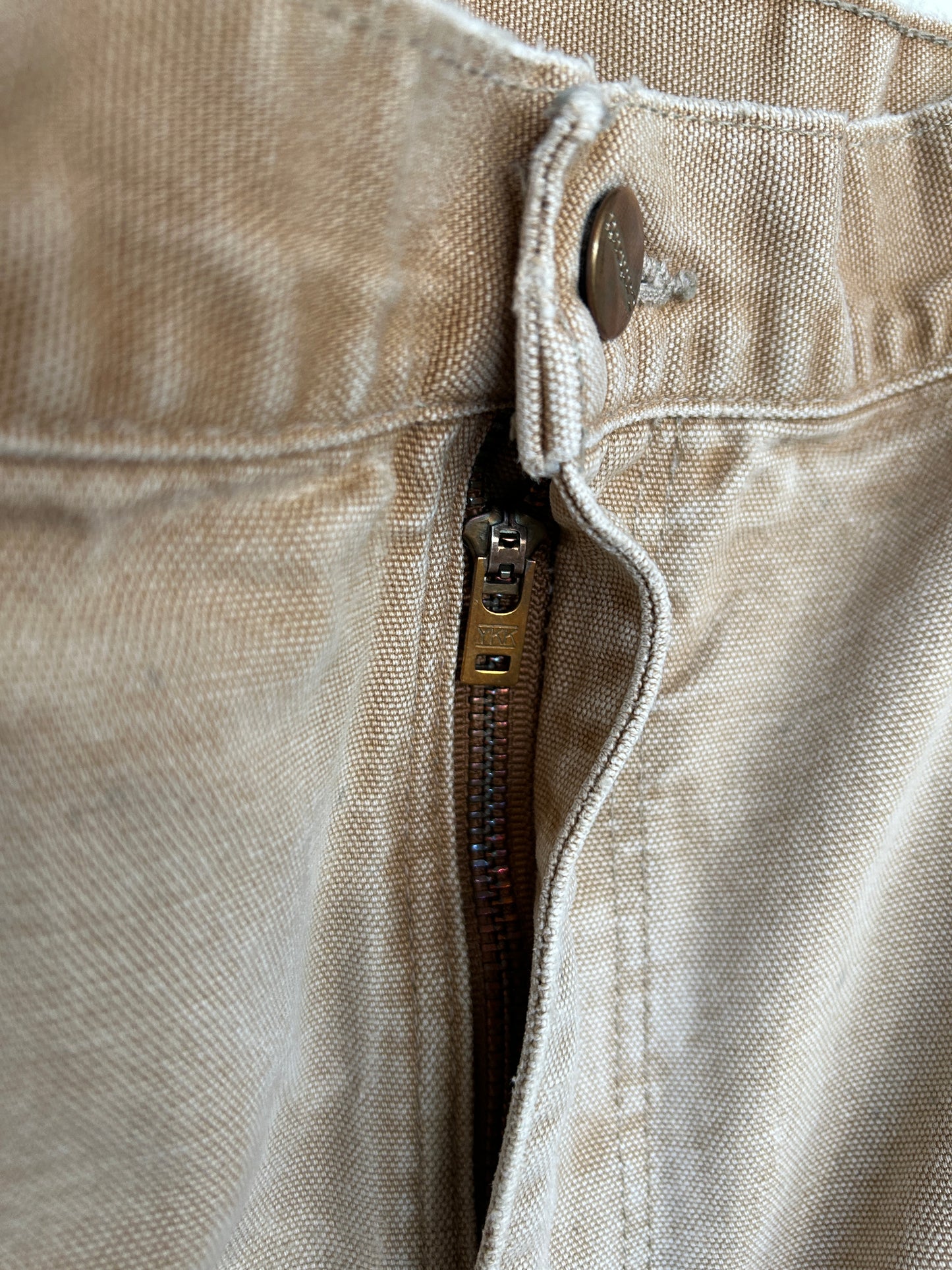 00's Carhartt カーハート ダブルニー ベージュ (サイズ不明)/C1055P-SO
