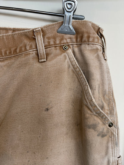 00's Carhartt カーハート ダブルニー ベージュ (サイズ不明)/C1055P-SO